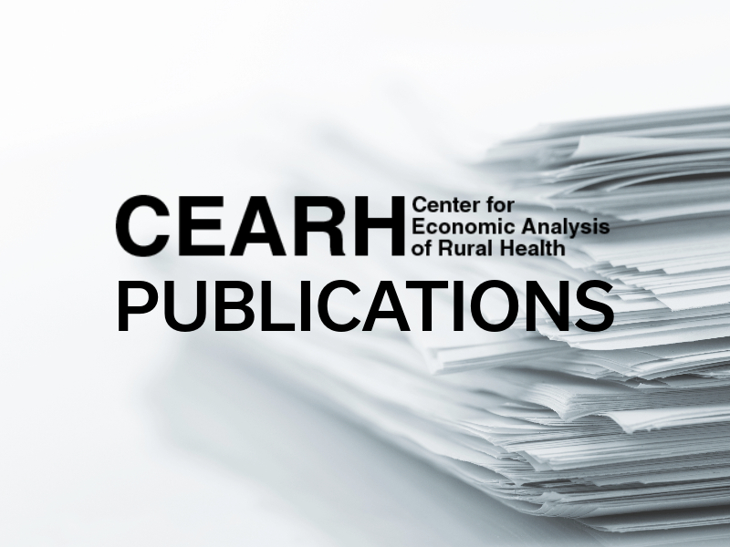 photo of stack of paper with "CEARH publications" text overlay