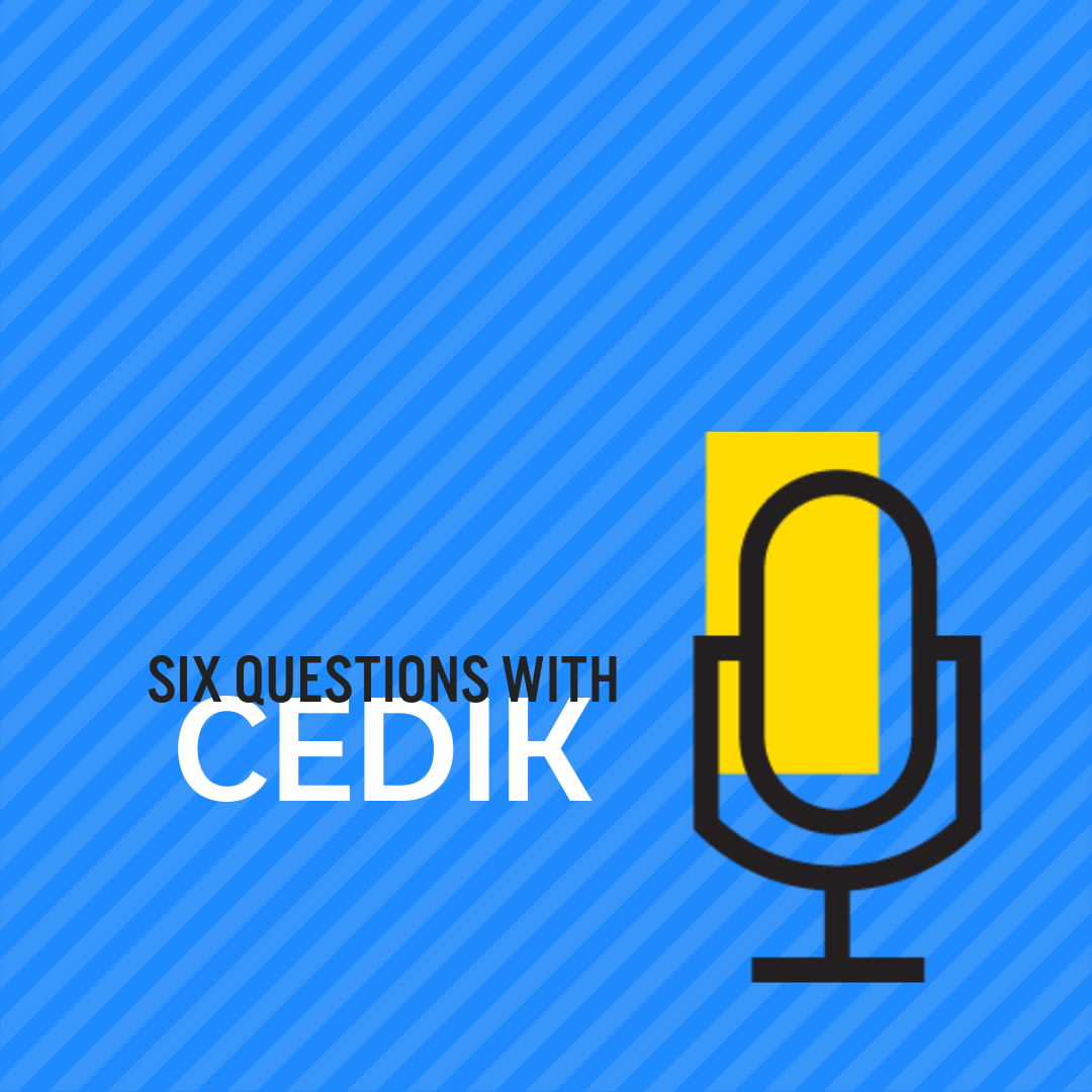 Six Questions with CEDIK Podcast Graphic
