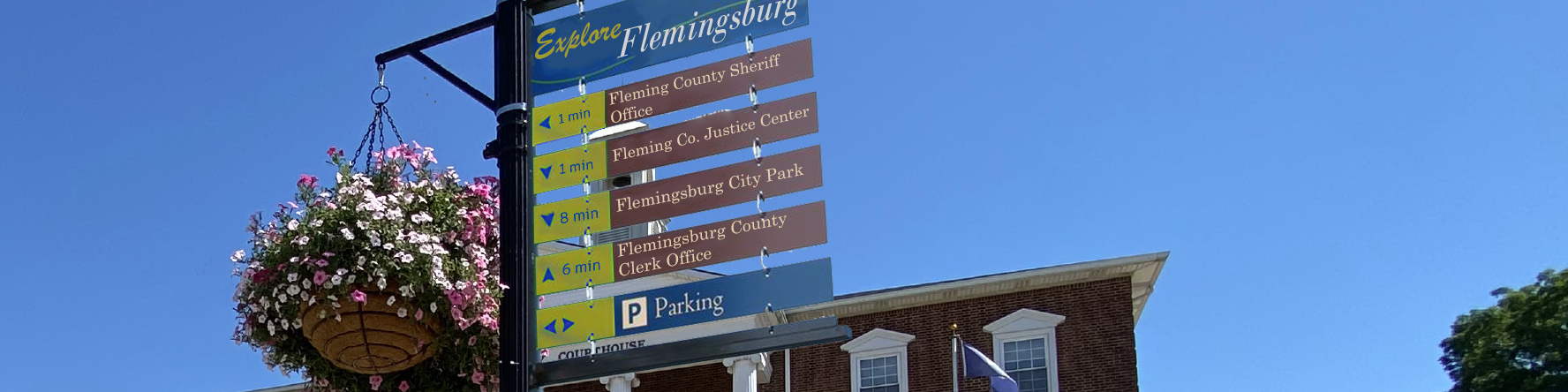 Flemingsburg Wayfinding photo banner