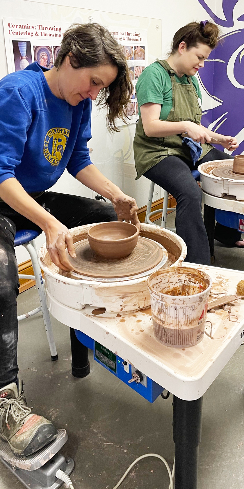 pottery wheel class photo